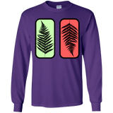 T-Shirts Purple / YS Ferns Youth Long Sleeve T-Shirt