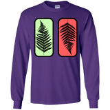 T-Shirts Purple / YS Ferns Youth Long Sleeve T-Shirt