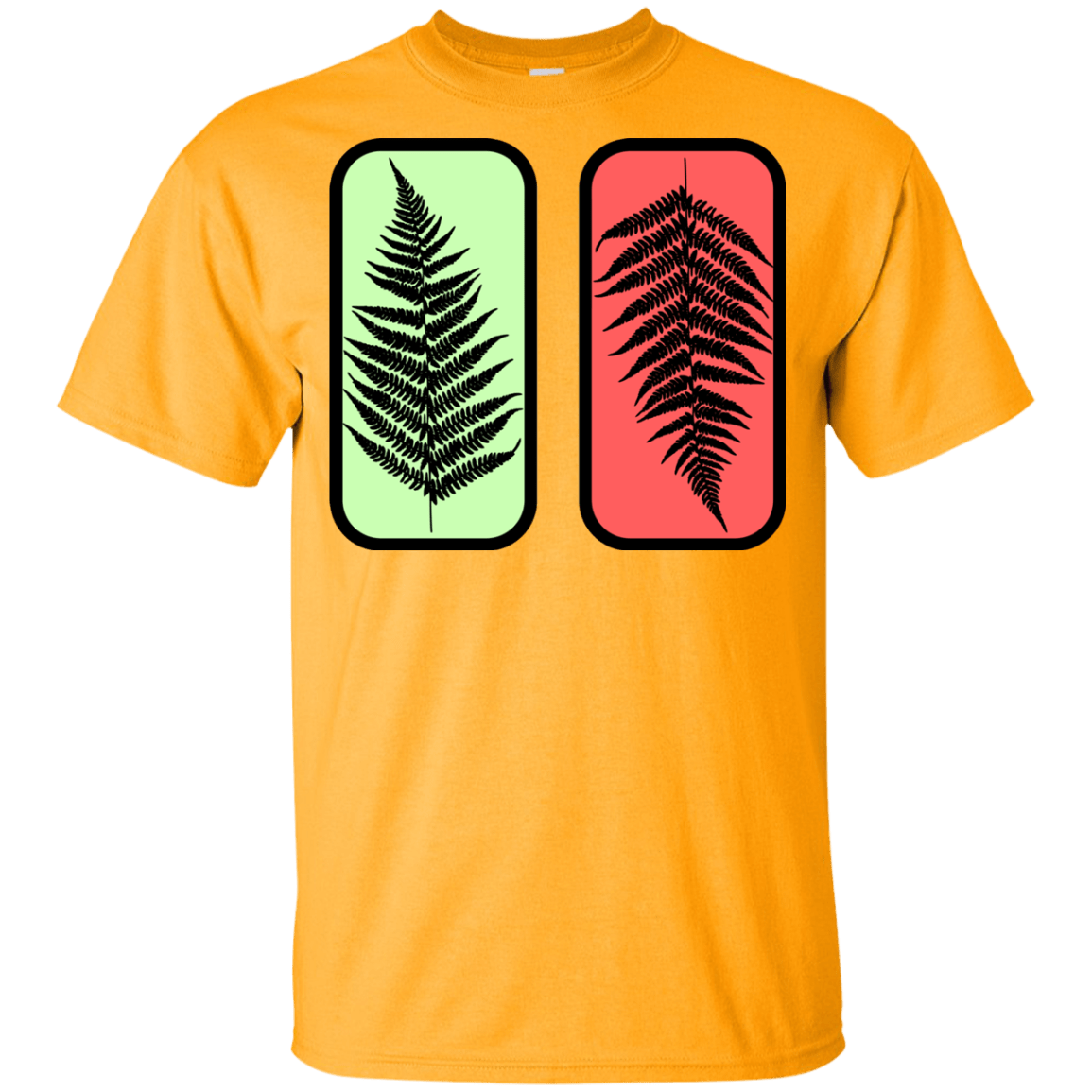 T-Shirts Gold / YXS Ferns Youth T-Shirt