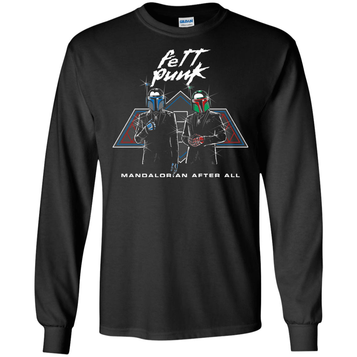 T-Shirts Black / S Fett Punk Men's Long Sleeve T-Shirt