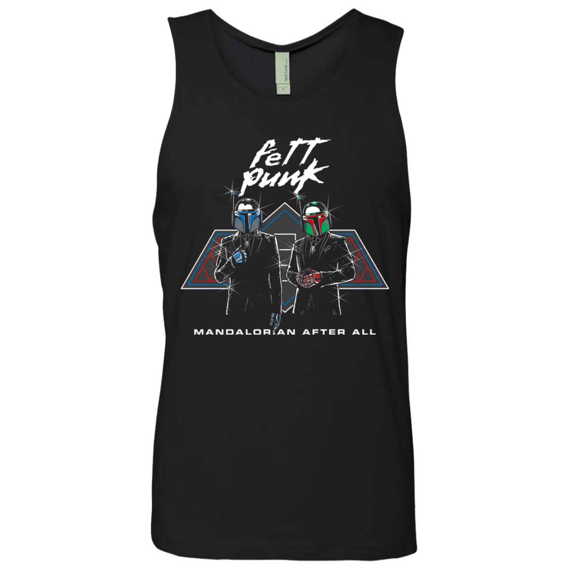 T-Shirts Black / S Fett Punk Men's Premium Tank Top