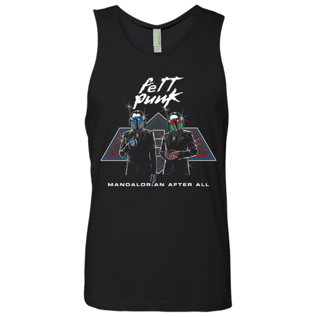 T-Shirts Black / S Fett Punk Men's Premium Tank Top