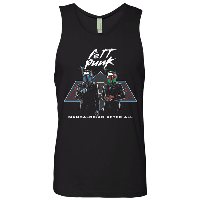 T-Shirts Black / S Fett Punk Men's Premium Tank Top