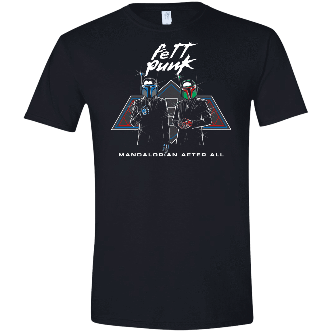 T-Shirts Black / X-Small Fett Punk Men's Semi-Fitted Softstyle