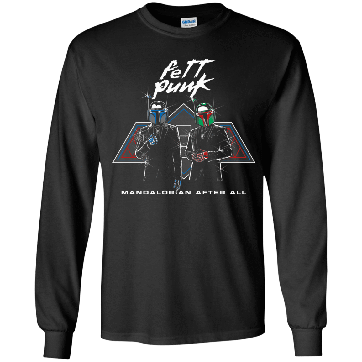 T-Shirts Black / YS Fett Punk Youth Long Sleeve T-Shirt