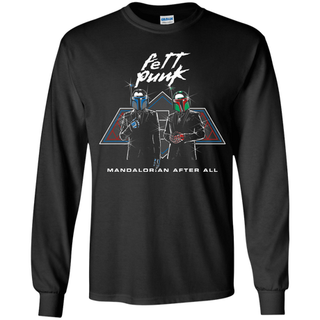 T-Shirts Black / YS Fett Punk Youth Long Sleeve T-Shirt