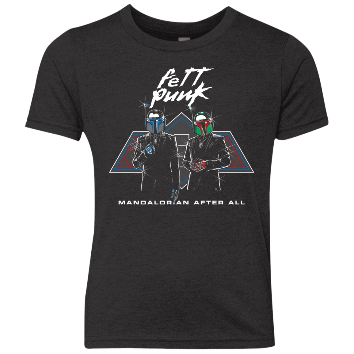 T-Shirts Vintage Black / YXS Fett Punk Youth Triblend T-Shirt