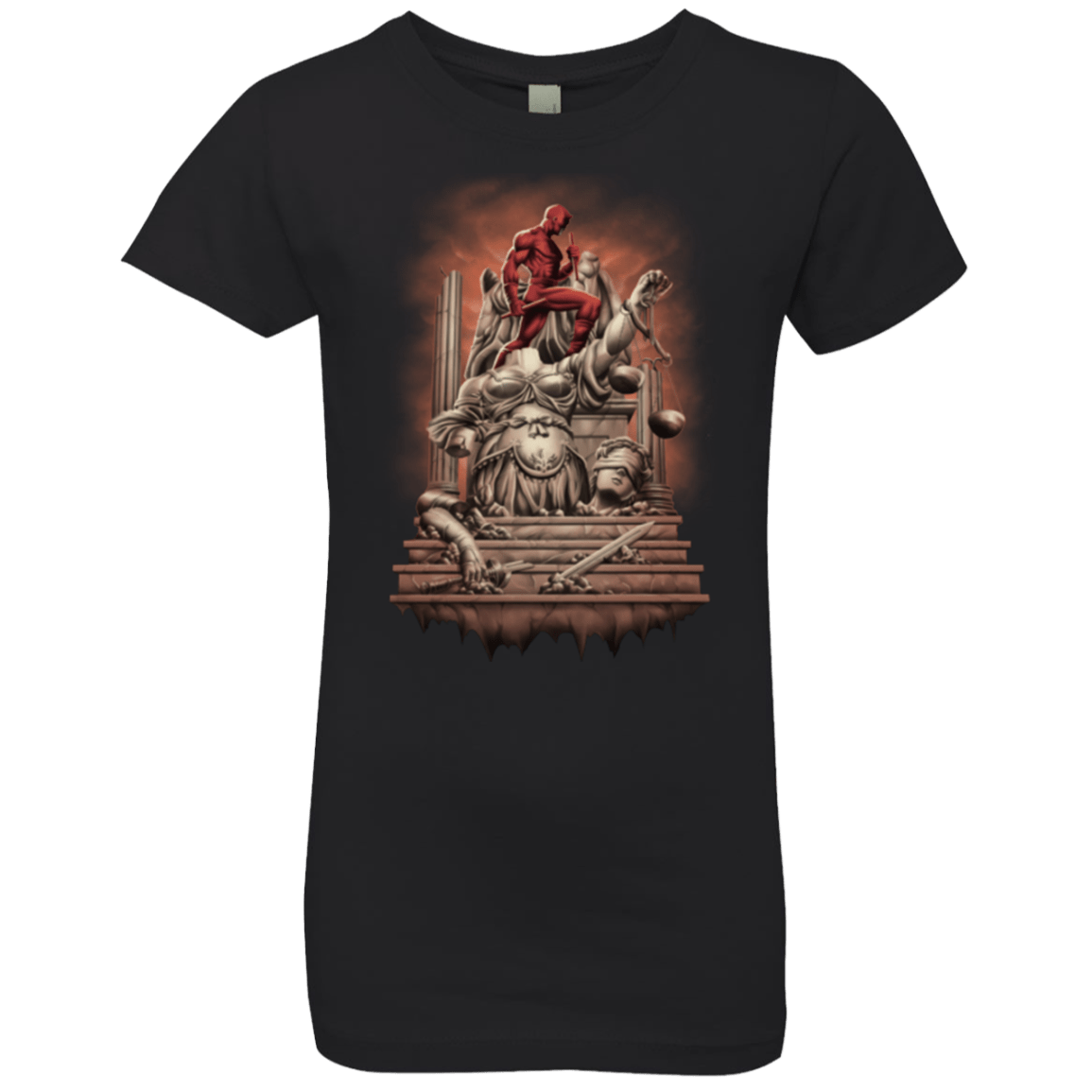 T-Shirts Black / YXS Fiat Justitia Ruat Caelum Girls Premium T-Shirt