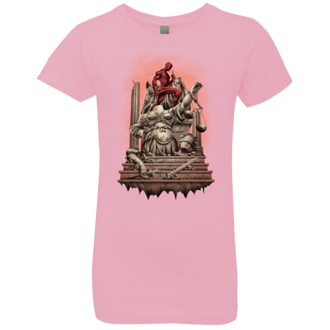 T-Shirts Light Pink / YXS Fiat Justitia Ruat Caelum Girls Premium T-Shirt