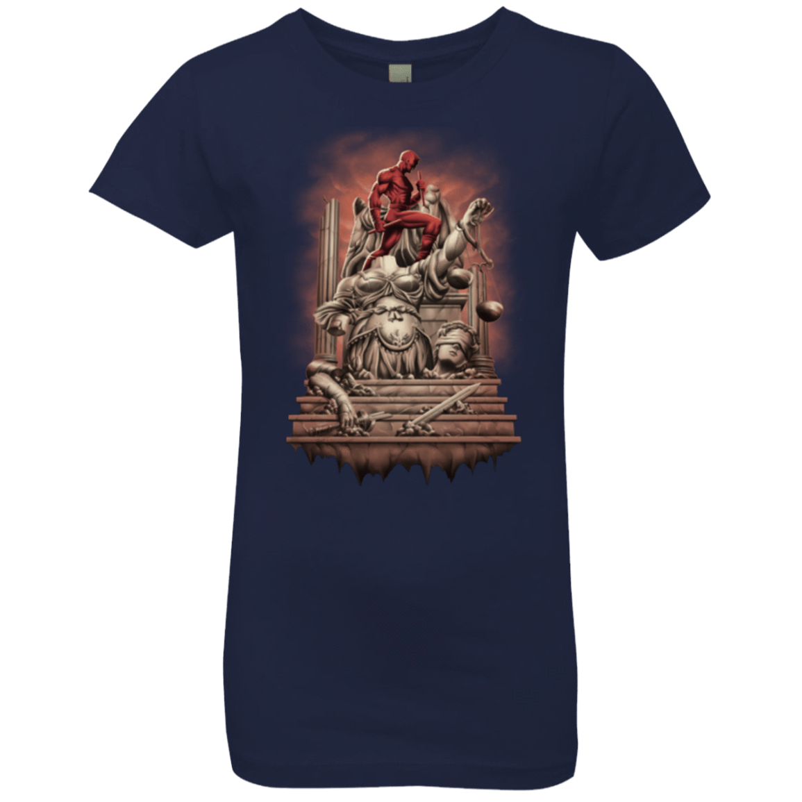 T-Shirts Midnight Navy / YXS Fiat Justitia Ruat Caelum Girls Premium T-Shirt