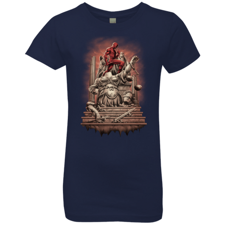 T-Shirts Midnight Navy / YXS Fiat Justitia Ruat Caelum Girls Premium T-Shirt