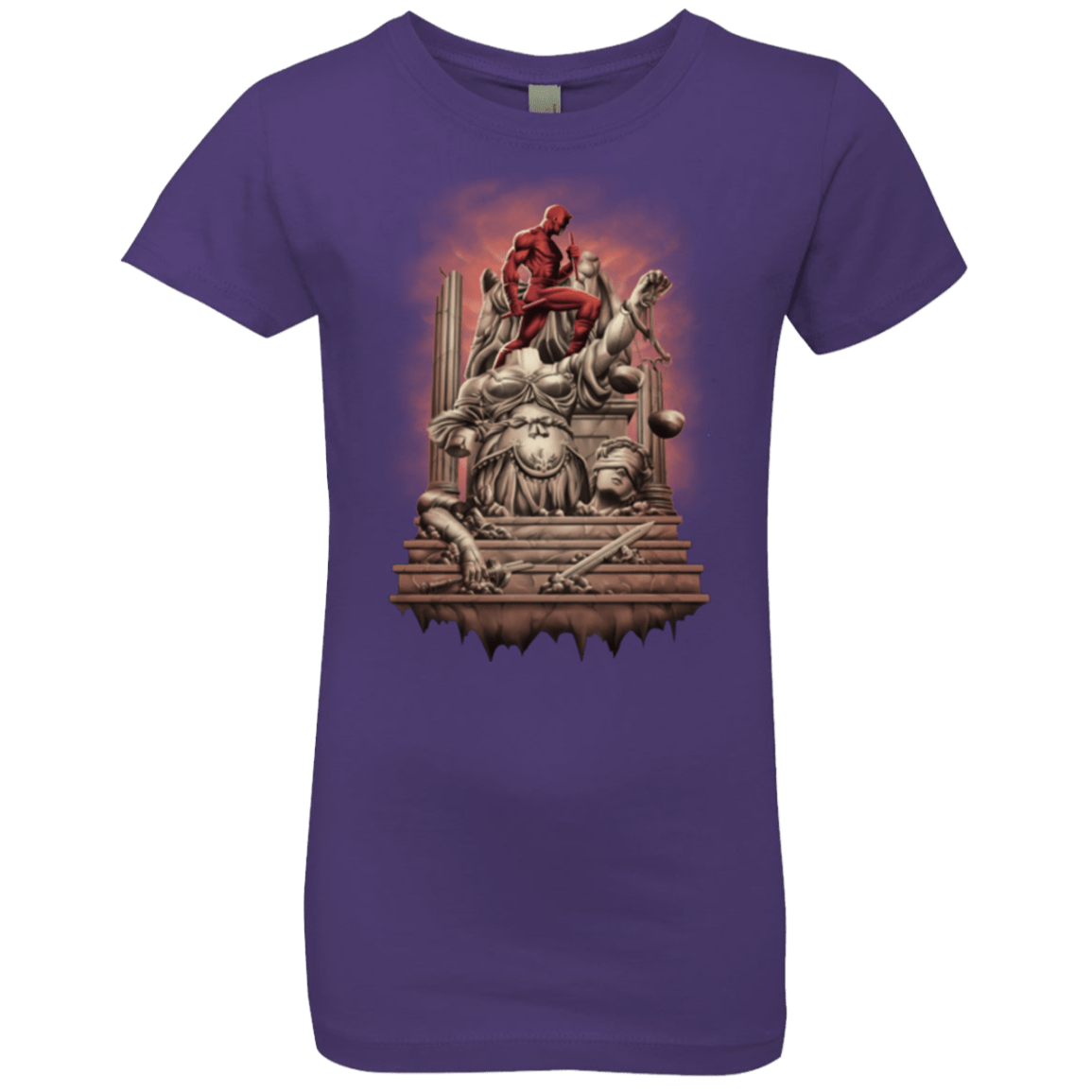 T-Shirts Purple Rush / YXS Fiat Justitia Ruat Caelum Girls Premium T-Shirt