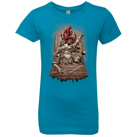 T-Shirts Turquoise / YXS Fiat Justitia Ruat Caelum Girls Premium T-Shirt
