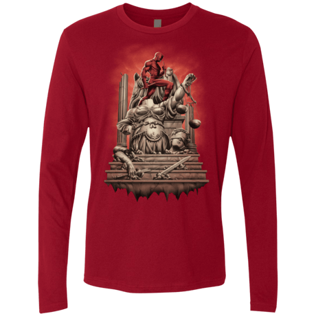 T-Shirts Cardinal / Small Fiat Justitia Ruat Caelum Men's Premium Long Sleeve