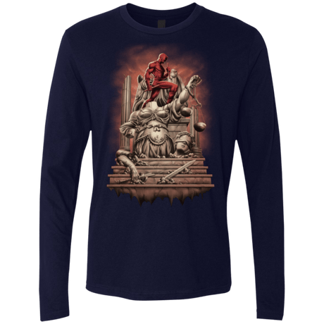 T-Shirts Midnight Navy / Small Fiat Justitia Ruat Caelum Men's Premium Long Sleeve