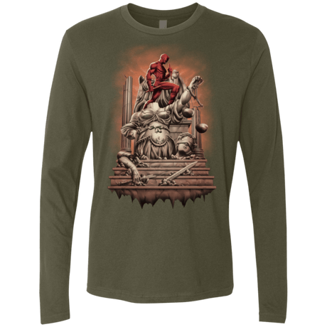 T-Shirts Military Green / Small Fiat Justitia Ruat Caelum Men's Premium Long Sleeve