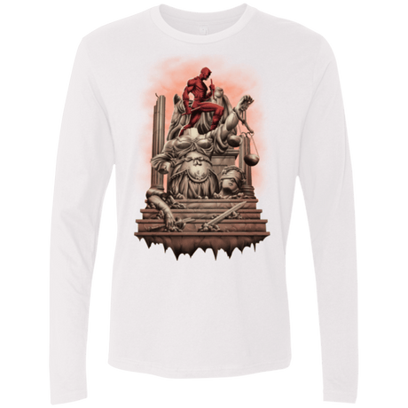 T-Shirts White / Small Fiat Justitia Ruat Caelum Men's Premium Long Sleeve