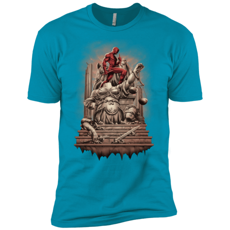 T-Shirts Turquoise / X-Small Fiat Justitia Ruat Caelum Men's Premium T-Shirt