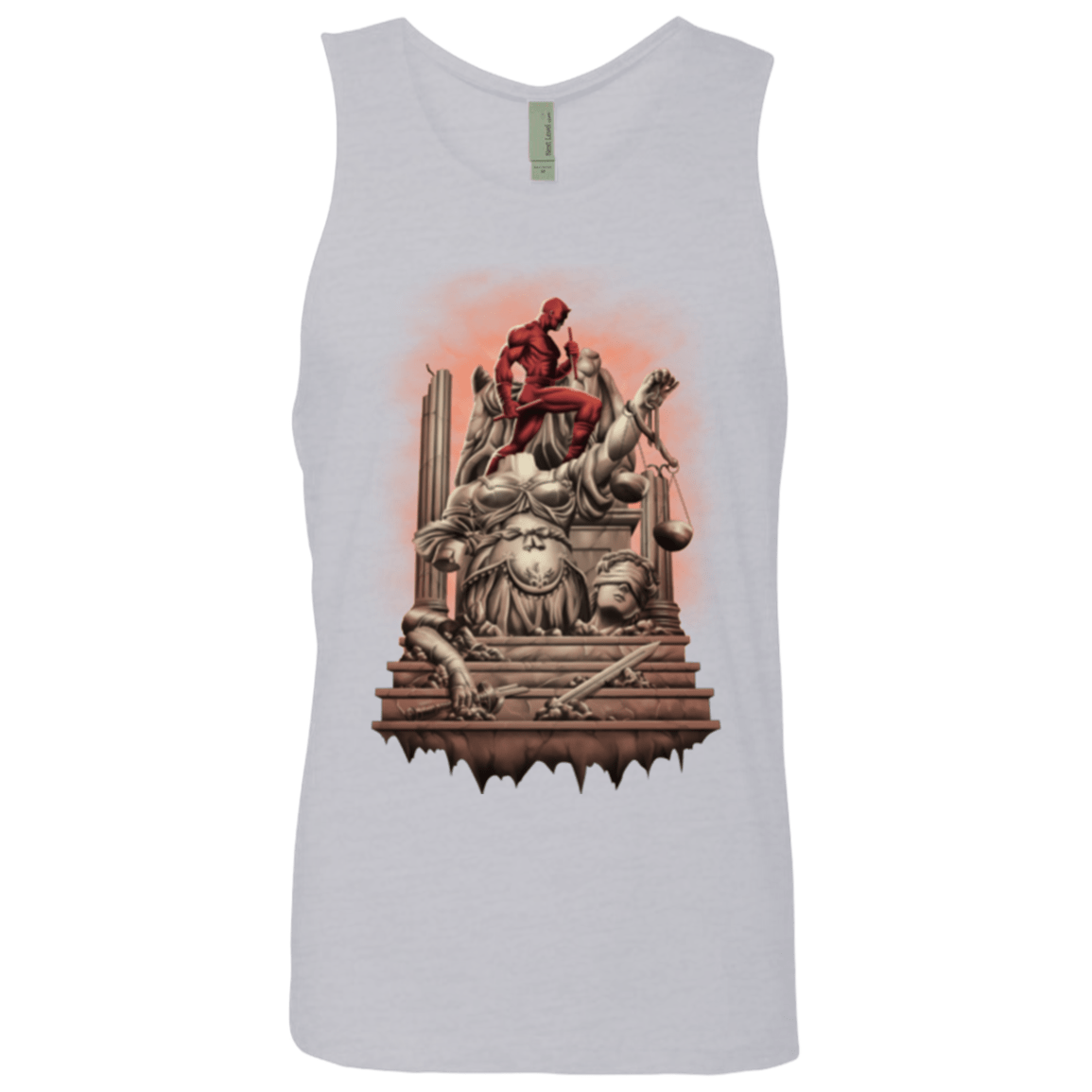 T-Shirts Heather Grey / Small Fiat Justitia Ruat Caelum Men's Premium Tank Top