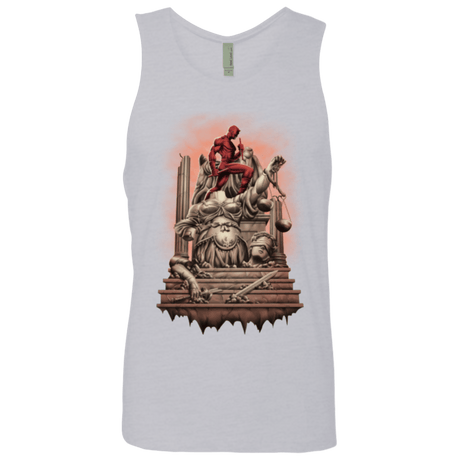 T-Shirts Heather Grey / Small Fiat Justitia Ruat Caelum Men's Premium Tank Top