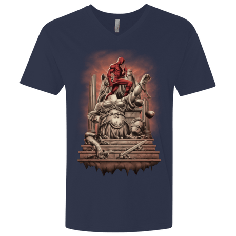 T-Shirts Midnight Navy / X-Small Fiat Justitia Ruat Caelum Men's Premium V-Neck
