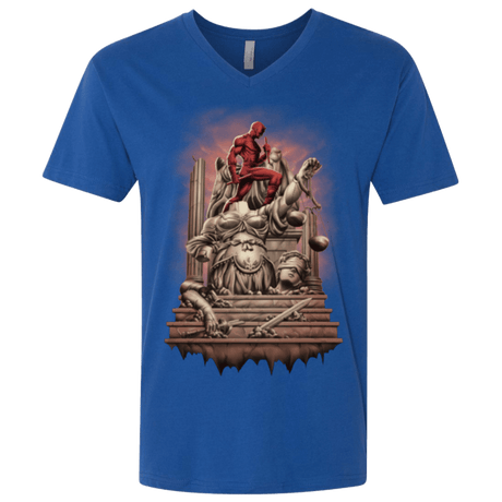 T-Shirts Royal / X-Small Fiat Justitia Ruat Caelum Men's Premium V-Neck