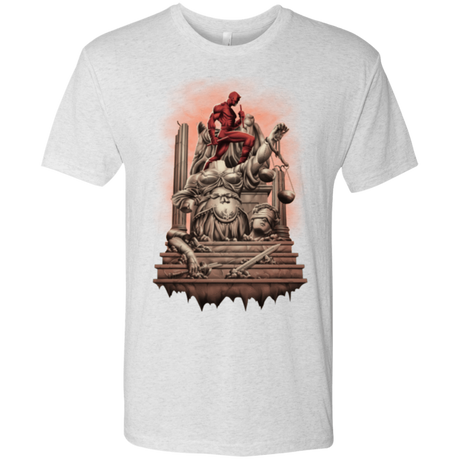 T-Shirts Heather White / Small Fiat Justitia Ruat Caelum Men's Triblend T-Shirt