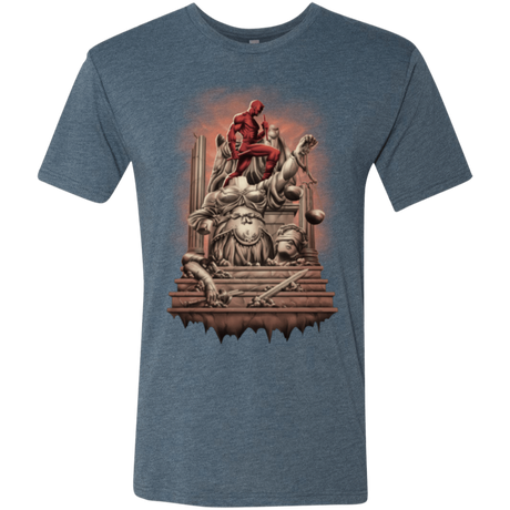T-Shirts Indigo / Small Fiat Justitia Ruat Caelum Men's Triblend T-Shirt