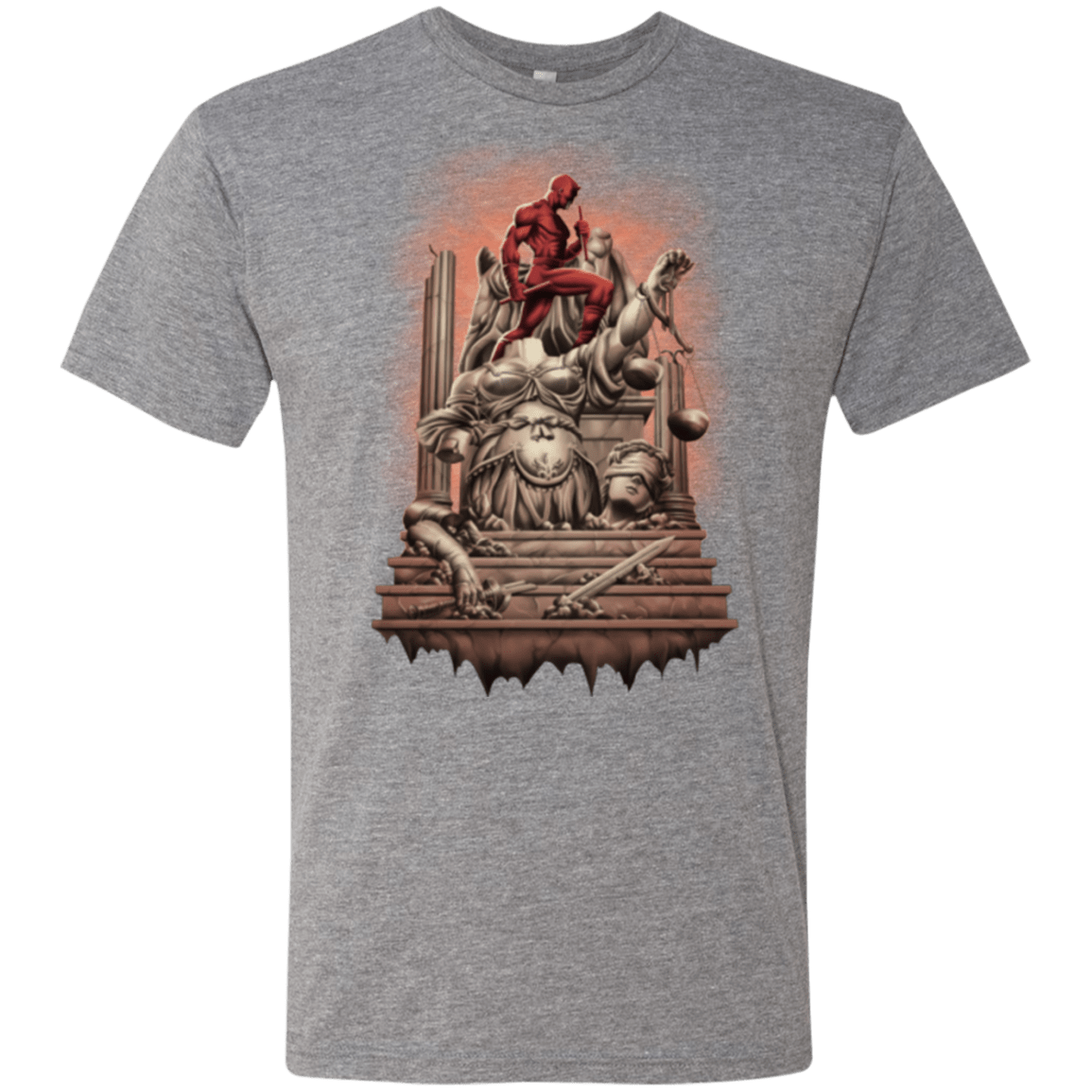 T-Shirts Premium Heather / Small Fiat Justitia Ruat Caelum Men's Triblend T-Shirt