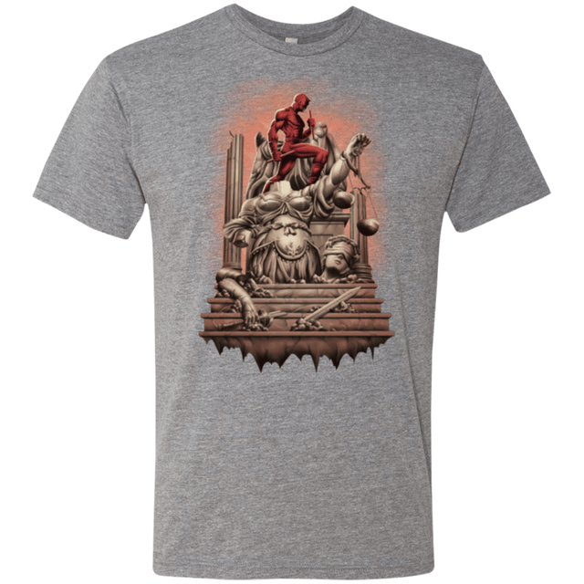 T-Shirts Premium Heather / Small Fiat Justitia Ruat Caelum Men's Triblend T-Shirt