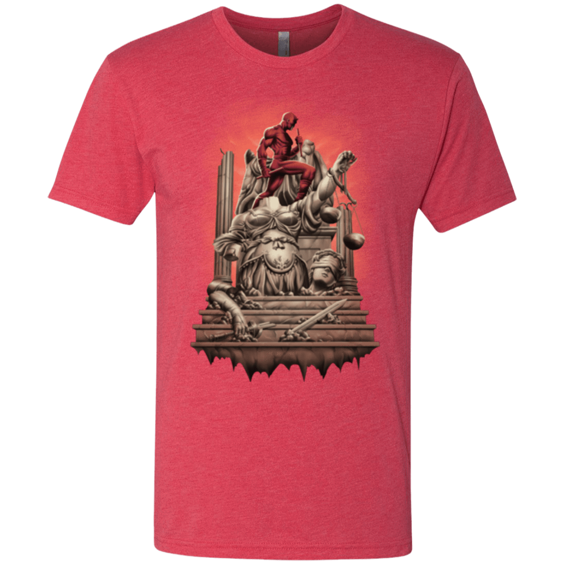 T-Shirts Vintage Red / Small Fiat Justitia Ruat Caelum Men's Triblend T-Shirt