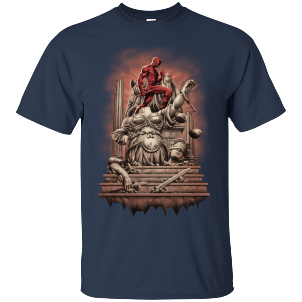 T-Shirts Navy / Small Fiat Justitia Ruat Caelum T-Shirt