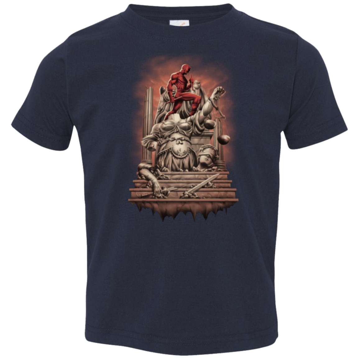 T-Shirts Navy / 2T Fiat Justitia Ruat Caelum Toddler Premium T-Shirt