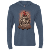 T-Shirts Indigo / X-Small Fiat Justitia Ruat Caelum Triblend Long Sleeve Hoodie Tee