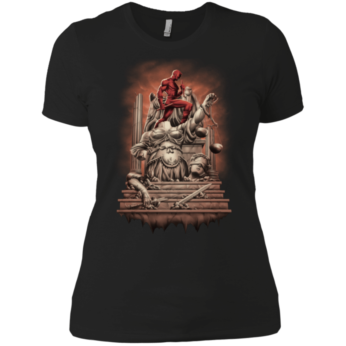 T-Shirts Black / X-Small Fiat Justitia Ruat Caelum Women's Premium T-Shirt