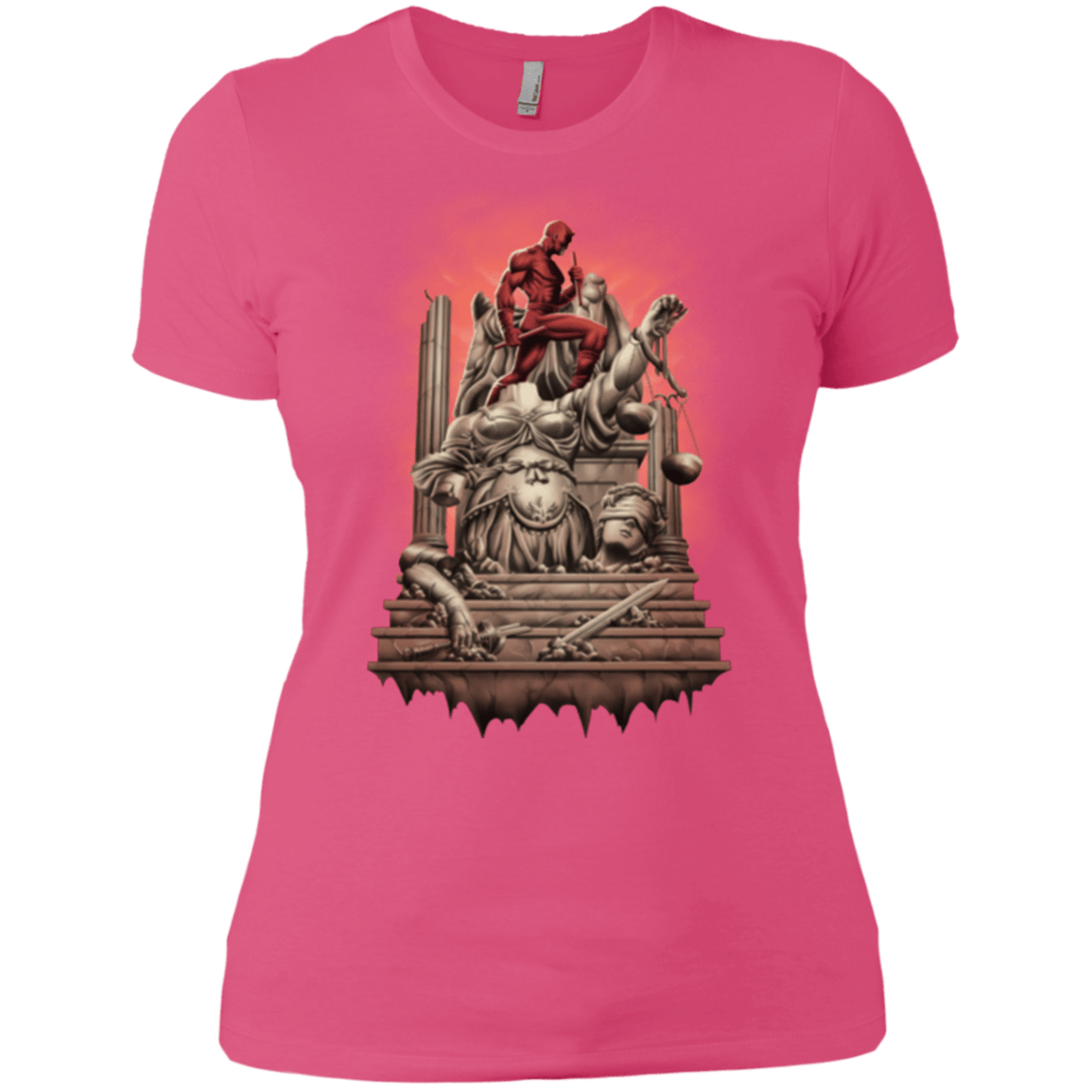 T-Shirts Hot Pink / X-Small Fiat Justitia Ruat Caelum Women's Premium T-Shirt