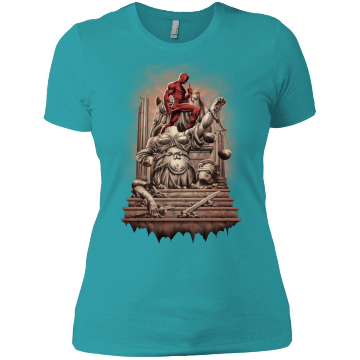 T-Shirts Tahiti Blue / X-Small Fiat Justitia Ruat Caelum Women's Premium T-Shirt