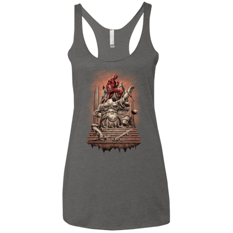 T-Shirts Premium Heather / X-Small Fiat Justitia Ruat Caelum Women's Triblend Racerback Tank