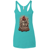 T-Shirts Tahiti Blue / X-Small Fiat Justitia Ruat Caelum Women's Triblend Racerback Tank