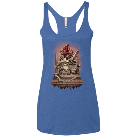 T-Shirts Vintage Royal / X-Small Fiat Justitia Ruat Caelum Women's Triblend Racerback Tank