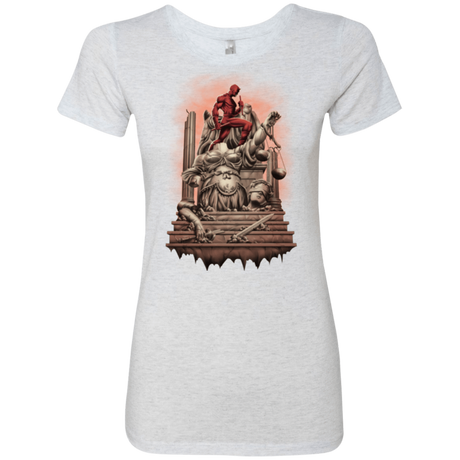 T-Shirts Heather White / Small Fiat Justitia Ruat Caelum Women's Triblend T-Shirt
