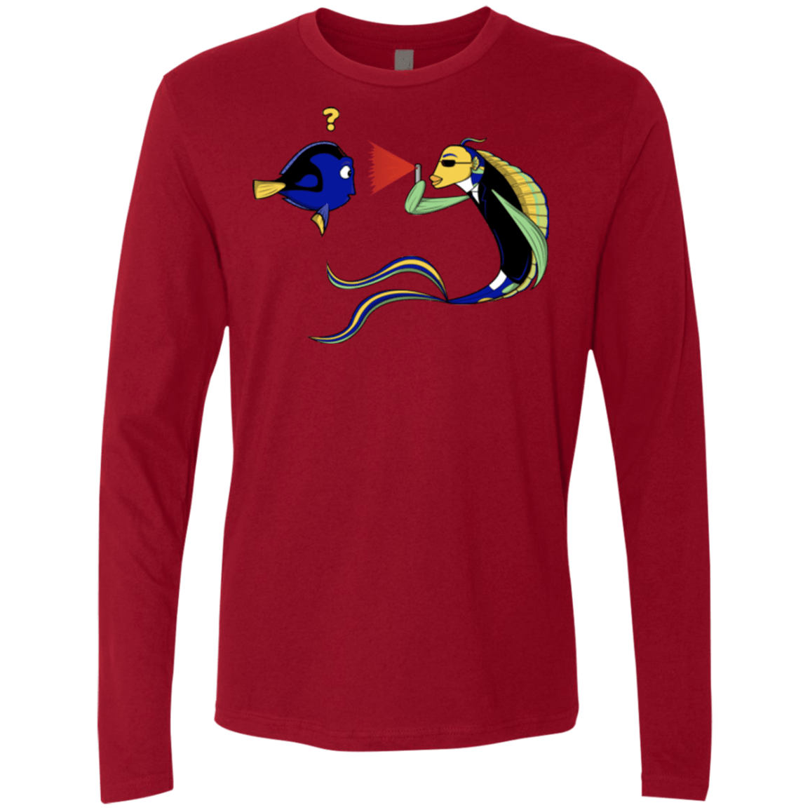 T-Shirts Cardinal / Small FIB Men's Premium Long Sleeve