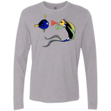 T-Shirts Heather Grey / Small FIB Men's Premium Long Sleeve