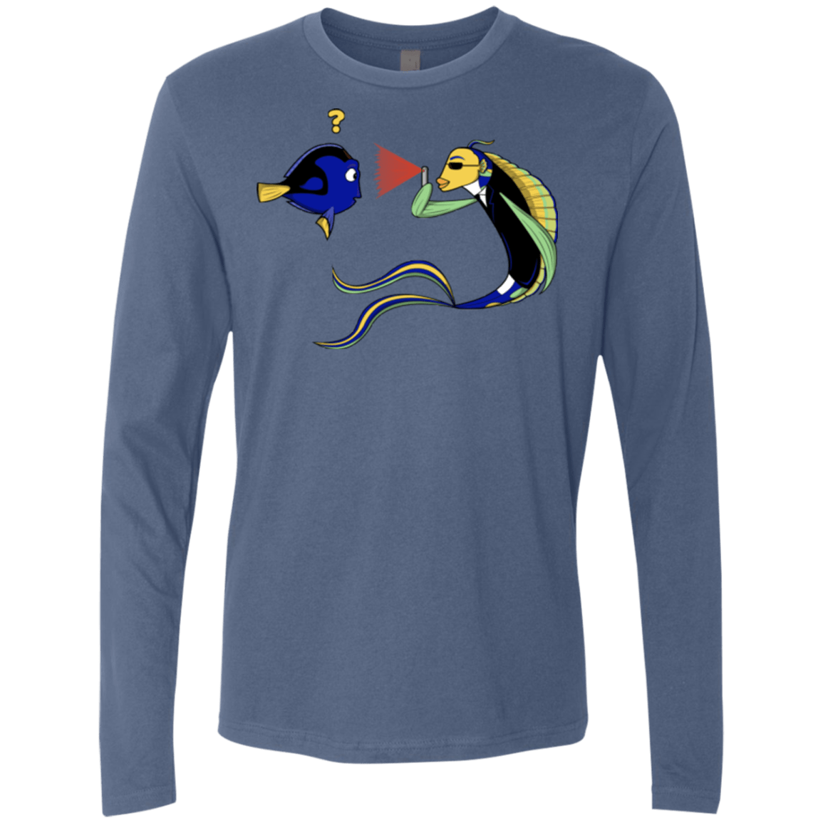 T-Shirts Indigo / Small FIB Men's Premium Long Sleeve