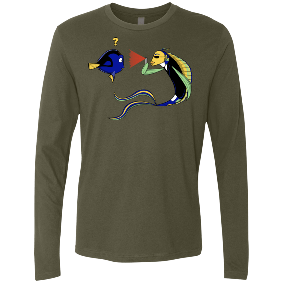 T-Shirts Military Green / Small FIB Men's Premium Long Sleeve