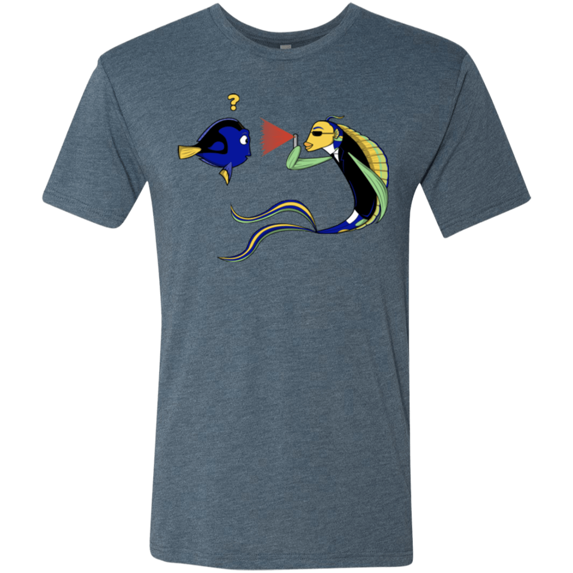 T-Shirts Indigo / Small FIB Men's Triblend T-Shirt