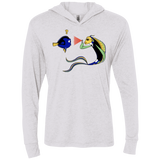 T-Shirts Heather White / X-Small FIB Triblend Long Sleeve Hoodie Tee