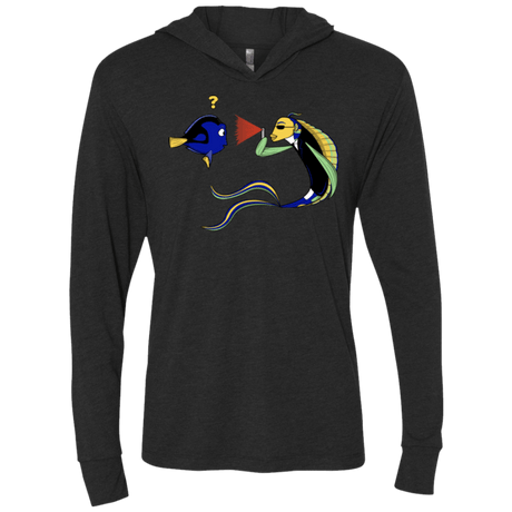 T-Shirts Vintage Black / X-Small FIB Triblend Long Sleeve Hoodie Tee