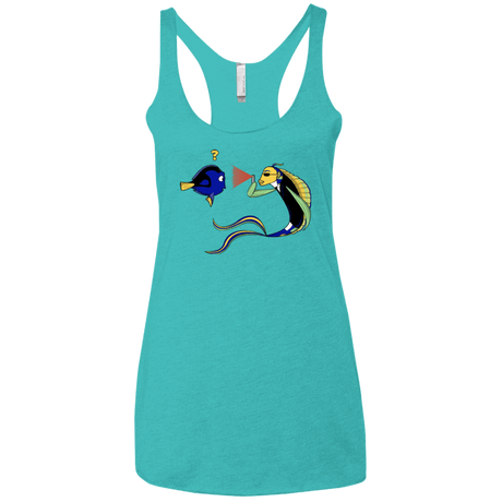 T-Shirts Tahiti Blue / X-Small FIB Women's Triblend Racerback Tank