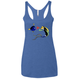 T-Shirts Vintage Royal / X-Small FIB Women's Triblend Racerback Tank